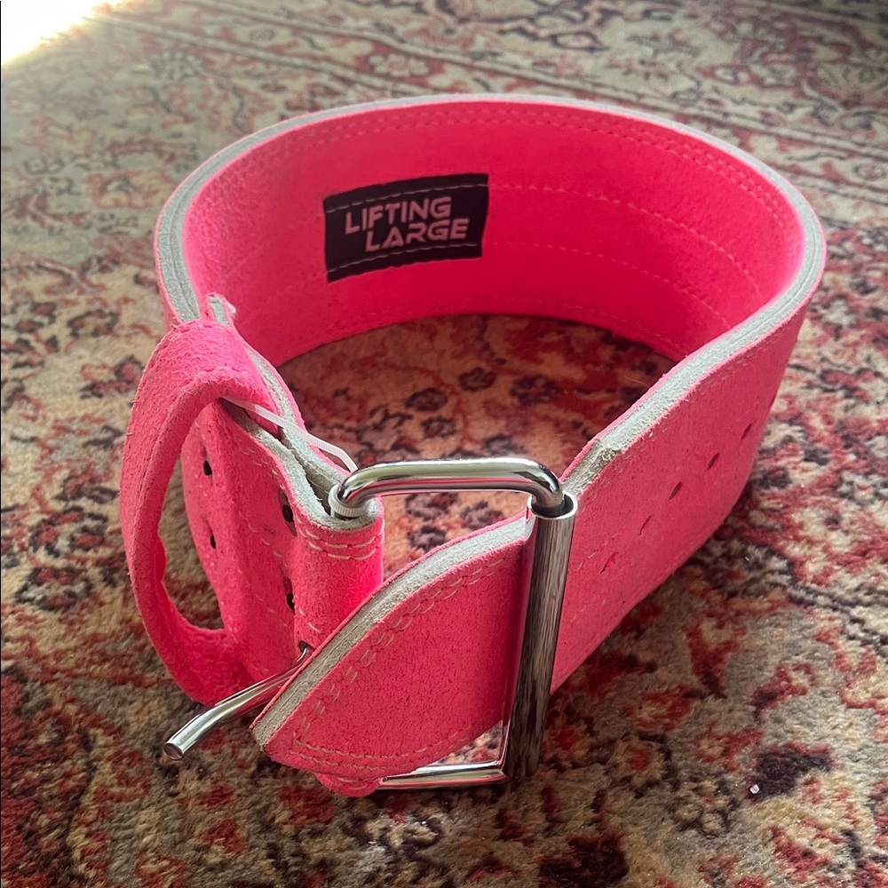 Pink Women's weight lifting Belt